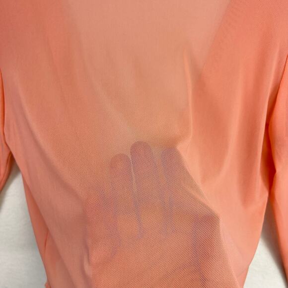 Woman's Pink Sheer Shrug - Size 14 L Feminine Dainty Romantic - Picture 7 of 10